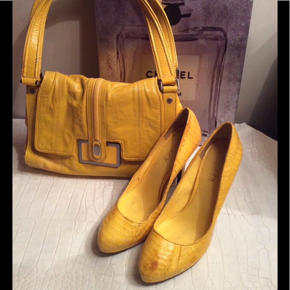 Ralph Lauren snakeskin heels